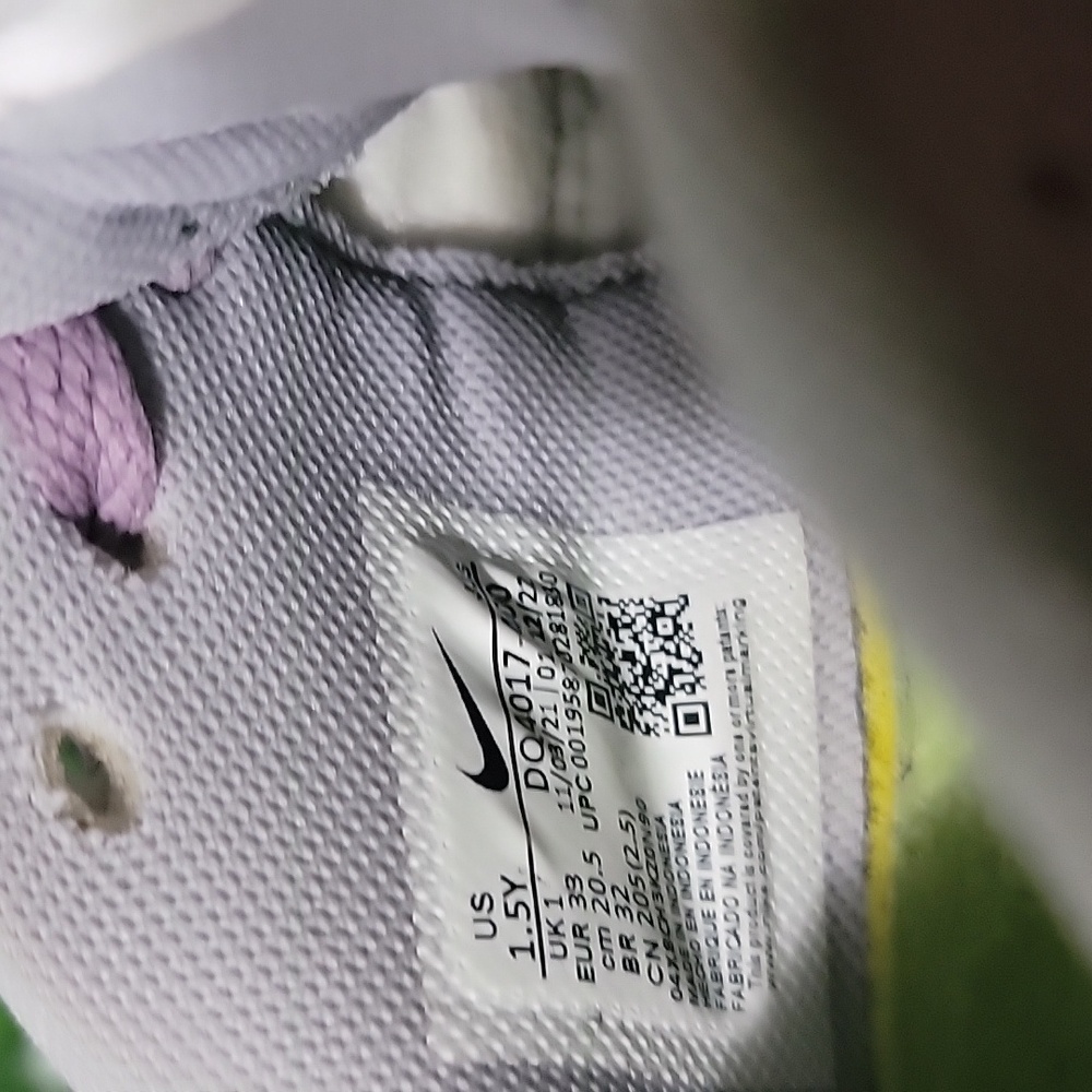 Nike Air Max Kids Sneakers - Blue, Green, and Purple - Picture 5 of 7